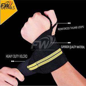 Bandes de soutien pour poignets de haute qualité pour la musculation, avec boucles pour le pouce, pour hommes et femmes - Product Image 3