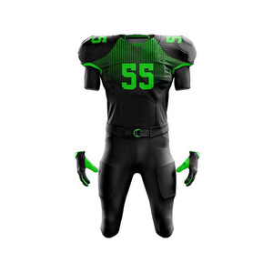 Men's American Football Uniform Set Custom Design Breathable Sports Team Wear - Product Image 6