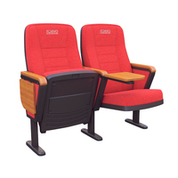 Vente en gros EVO1203B Chaises pliables pour auditorium éducatif avec tablette d'écriture pour les salles de conférence scolaires Bâtiments de bureaux
