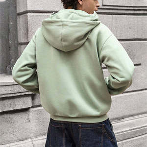 Sweat à capuche zippé intégral pour homme, style streetwear vintage, coupe oversize, en coton de haute qualité, disponible en gros et en stock. - Product Image 2