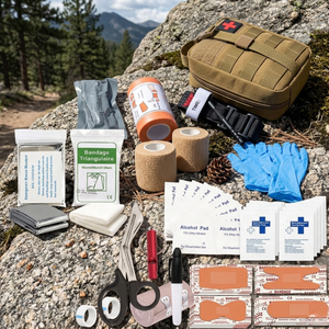 Taktisches Erste-Hilfe-Set IFAK Trauma-Medizintasche mit Tourniquet und Schiene Notfall-Überlebensausrüstung für Camping, Wandern und Notfälle - Product Image 4