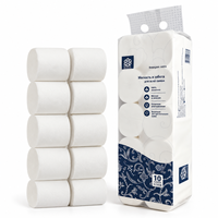 Papier toilette en rouleau, 6 plis, épais, sans mandrin, en pâte de bois vierge, de haute qualité, personnalisé par le fabricant