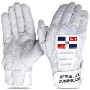 Guantes de Bateo de Béisbol Personalizables, Ligeros, Duraderos, de Cuero Suave, Transpirables, con Cierre de Gancho y Bucle, Hechos en Pakistán - Product Image 1