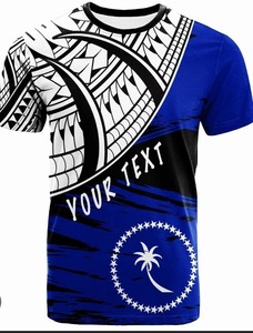 T-shirts de créateur pour hommes, motif tribal polynésien, nouvelle collection, design personnalisé, vente chaude, t-shirt oversize épais pour hommes - Product Image 3