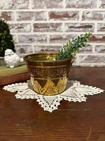 Jardinière en métal durable au fini doré élégant pour la décoration de scènes de mariage, de jardins, d'événements festifs et de fêtes