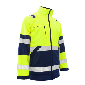 Chaqueta de seguridad reflectante de alta visibilidad para hombre, ropa de trabajo de seguridad para exteriores, OEM, precio económico. - Product Image 3