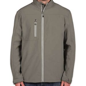 Veste d'hiver à contraste personnalisé de haute qualité pour hommes, coupe-vent à Softshell - Product Image 1