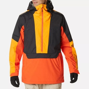 Chaqueta de Esquí Impermeable y Cortavientos con Cuello Alto y Logotipo Frontal - Diseño Deportivo Unisex para Invierno - Product Image 3