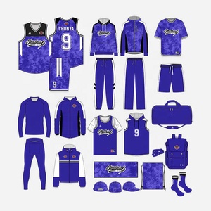 Conception personnalisée, vêtements de basketball respirants à séchage rapide et réversibles pour hommes, maillots, ensemble d'uniformes de basketball personnalisés - Product Image 1