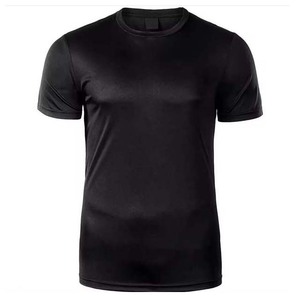 Camisetas Deportivas de Algodón/Poliéster para Hombre, Color Sólido, Transpirables, con Estampado Digital, Color Azul Marino, Pakistán - Product Image 4