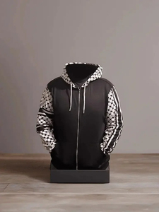 Fábrica OEM Presenta Sudadera con Capucha de Algodón Grueso para Hombre, Silueta Minimalista, Perfecta para Cadenas de Suministro Globales, Hecha en Pakistán - Product Image 1