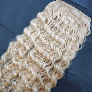 ผมต่อแบบตรงสีบลอนด์แท้ 100% คุณภาพพรีเมียม เกรด 6A-10A ไม่ผ่านการแปรรูป ทุกสี - Product Image 3