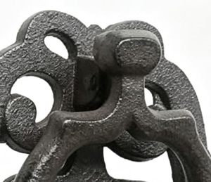 Timbre de puerta de hierro fundido con diseño de zorro - Product Image 4