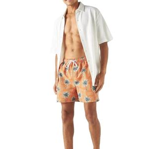 Shorts de bain pour homme personnalisés, de haute qualité, séchage rapide, taille élastique avec cordon de serrage, 100% polyester - Product Image 1
