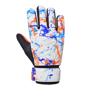 Gants de gardien de but de football avec paume en latex allemand personnalisée, forte adhérence, protection des doigts, pour match de football - Product Image 4