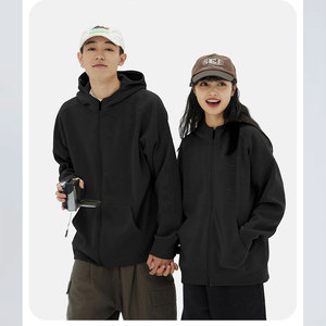 Sweat-shirts à capuche zippés épais et surdimensionnés pour hommes, en molleton de coton, à épaules tombantes, les plus vendus en gros et de haute qualité - Product Image 5