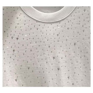 T-shirt Homme Streetwear Luxe Personnalisable en Coton avec Strass – Coupe Oversize – Nouvelle Collection – Vente Flash - Product Image 6