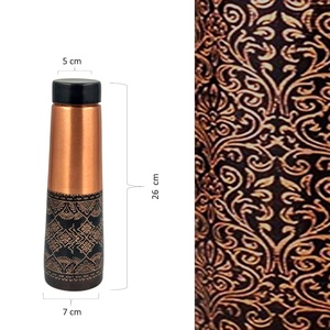 Botella de Agua de Cobre, Duradera, Resistente al Óxido, Elegante, para Uso Diario, Ayuda a Mejorar la Desintoxicación del Cuerpo - Product Image 3