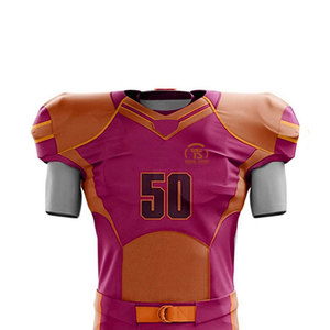 Uniformes de Fútbol Americano de Poliéster de Alta Calidad, Diseños Personalizados, Impresión Transpirable, Venta en Línea - Product Image 4