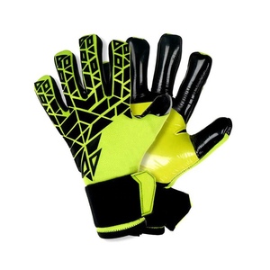 Gants de gardien de but en cuir de haute qualité avec logo personnalisé, antidérapants, ajustables, imperméables et respirants pour le football - Product Image 5