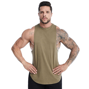 Camiseta sin mangas de algodón para hombre, para gimnasio, fitness, correr, transpirable y de secado rápido, ropa de verano, chaleco masculino. - Product Image 6