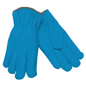 Gants de travail en cuir de vachette pleine fleur pour hommes, protection des mains, gants de conduite - Product Image 6