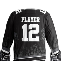 Uniformes Deportivos para Equipos, Camisetas y Pantalones de Hockey sobre Hielo 100% Poliéster Estampados para Práctica, Venta al Por Mayor, Nombres de Equipos Personalizados, Transpirables y de Secado Rápido