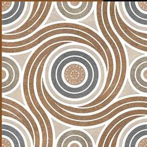 Azulejos de Cerámica Serie Brillante 400x400mm Diseño Interior Redondo 8mm de Grosor Diseño Increíble Azulejo Más Vendido - Product Image 3