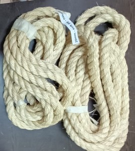 Corde en sisal écologique, fibre naturelle durable pour projets domestiques, jardinage, escalade, artisanat, navigation, étanchéité et usage quotidien - Product Image 1