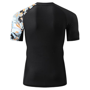 T-shirt de compression à manches courtes pour homme de haute qualité, design personnalisé par sublimation, rashguard pour adultes - Product Image 3