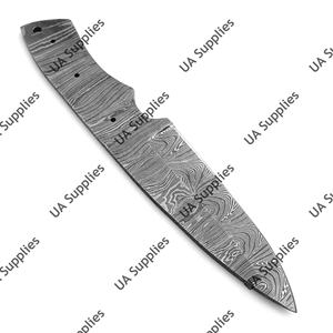 Couteau à lame fixe en acier Damas fait main, pointe tombante, pour le camping et la chasse, épaisseur personnalisable, longueur totale, fabrication de couteaux ODM - Product Image 4