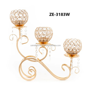 Designer Handmade Round Metal Candlestick Holder for Luxury Styling Christmas Wedding Home Event Decoration Zahid Exports India - Product Image 6