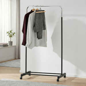 Porte-manteaux en métal de qualité OEM Organisateur de garde-robe de salon DIY Rangement à domicile Support d'étagère pour la lessive Vêtements fabriqués - Product Image 2