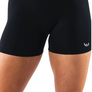 Shorts de compression noirs sans coutures pour femmes, taille haute, extensibles, pour la gym, la course, le yoga, l'entraînement, les vêtements de sport - Product Image 6