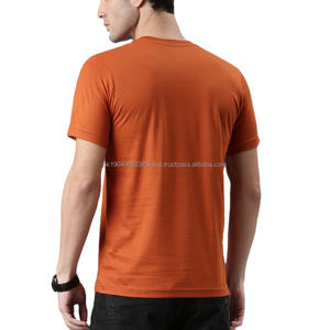 Camiseta de Verano para Hombre, Estilo Vintage, Lavado Ácido, Transpirable, Cuello Redondo, Manga Corta Ancha, Diseño Liso para Sublimación - Product Image 4