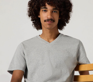 T-shirts en coton à col en V pour hommes – Vente en gros, lots de t-shirts vierges en coton à col en V coupe musclée pour hommes – Prix de gros, respirants, tailles personnalisées - Product Image 4