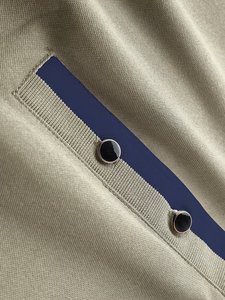 Men's Cotton Jersey for Shirt Short Sleeve Embroidered Logo Breathable Casual Knitted Solid Color Front Design Customizable - Product Image 6