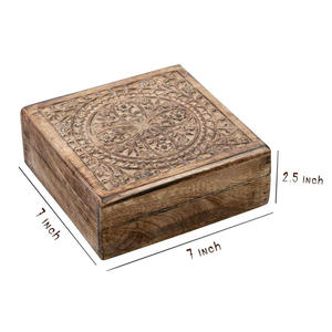 Low Price Decorative Wooden Jewelry <b>Box</b> for Rings, <b>Earrings</b>, Bracelets and Necklaces with Rustic By AALIYAN IMPEX - Product Image 3