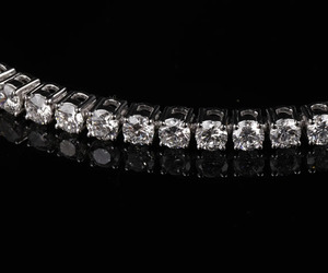 14K White Gold Tennis <b>Bracelet</b> Lab Grown Diamond Stackable <b>Infinity</b> Tennis <b>Bracelet</b> Gold-925 Silver Tennis <b>Bracelet</b> for Unisex - Product Image 2