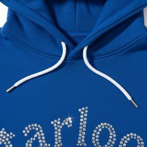 Custom Design100 % Cotton High Quality Basics <b>Pullover</b> <b>Men</b> Hoodies With Rhinestones Heavyweight Top Selling <b>Men</b> Hoodies - Product Image 5