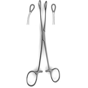 Forceps en éponge Foerster Ballenger 30 cm, manuel, certifié CE, instrument chirurgical pour la chirurgie générale, classe I - Product Image 3