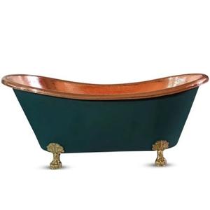 Baignoire autoportante à pattes martelées à double extrémité pour salles de bain de luxe et hôtels, baignoire artisanale aux prix fabricant - Product Image 5