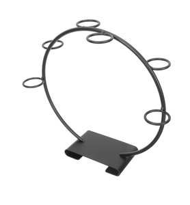 Support à cornets de glace en métal au design élégant, présentoir rond pour fêtes, idéal pour la vente en gros - Product Image 1