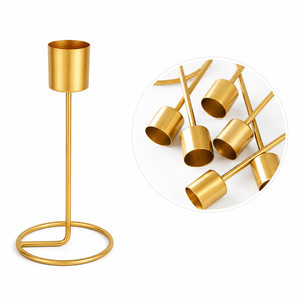 Modern Golden <b>Candlestick</b> <b>Holder</b> Taper Candle Stand Home Decoration Wedding Centerpiece Dining Table Decor <b>Candlestick</b> <b>Holders</b> - Product Image 6