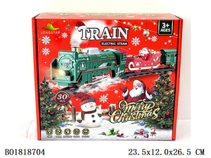360 °   Adornos Navideños Giratorios con Trineo <span class=keywords><strong>de</strong></span> Santa Claus, <span class=keywords><strong>Tren</strong></span> <span class=keywords><strong>El</strong></span>éctrico Reutilizable y Set <span class=keywords><strong>de</strong></span> Decoración <span class=keywords><strong>para</strong></span> Árbol <span class=keywords><strong>de</strong></span> <span class=keywords><strong>Navidad</strong></span>, Regalos Navideños - Product Image 6