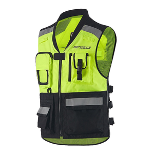 Chaleco de Seguridad de Invierno para Hombre, Impermeable y Reflectante, Chaleco de Tráfico, Color Naranja, Hecho de Nailon - Product Image 2