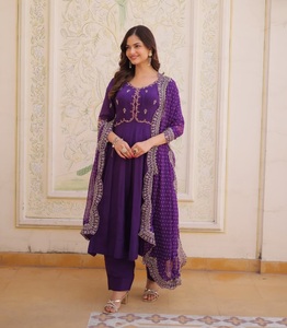 Indian Traditional Salwar Kameez with Dupatta with Embroidery Work for Every Function for Women Fancy wear in Affordable Price - Product Image 1