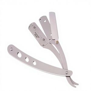 Stylish High-quality Plastic Handle Disposable Straight <b>Razor</b> for Men Safe Perfect Shave Paper-Coated Barber Shaving - Product Image 5