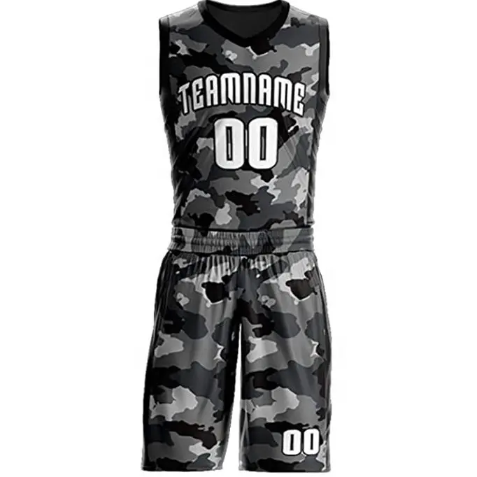 Latest color combination customize sublimated basketball uniform wear New design men top selling basketball uniform
