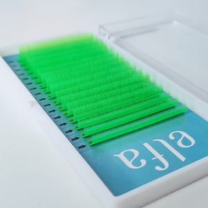 ขนตาปลอม ELFA สีดำด้าน แบบงอน  ใย PBT จากเกาหลี  นุ่มเป็นธรรมชาติ ขนาด 0.15 มม. รับทำโลโก้ตามสั่ง OEM/ODM ขนตารัสเซียแบบวอลลุ่ม - Product Image 5